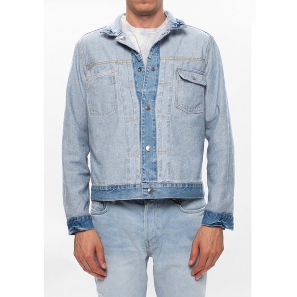 Allsaints Sagar Denim Jacket Reversible 